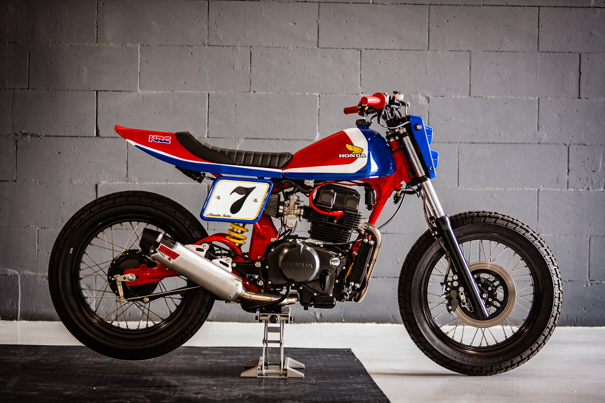 Honda CB400N Flat Track - AJ's | Custom Cafe Racer Motorcycles For Sale