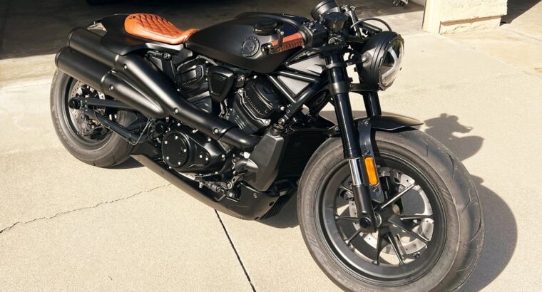 2022 Custom Harley Davidson Sportster S. Cafe Racer!